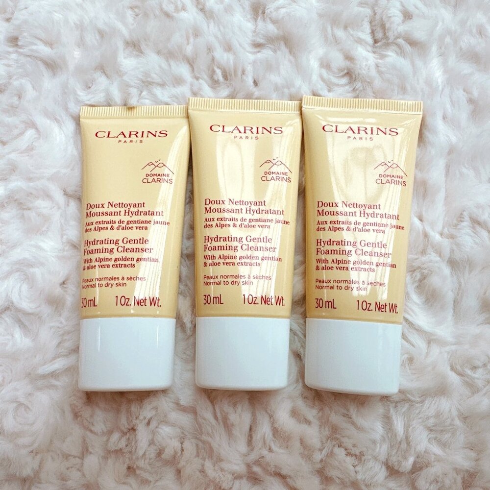 Clarins Hydrating Gentle Foaming Cleanser 30ml x 3